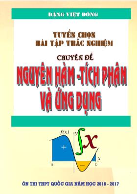 Bài tập trắc nghiệm - Phần tích phân - Giải tích 12